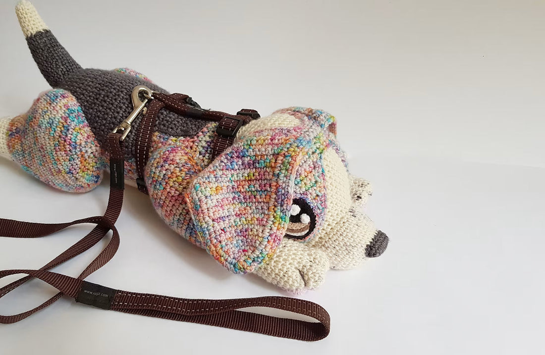 Rocket the Beagle | life-sized amigurumi pattern