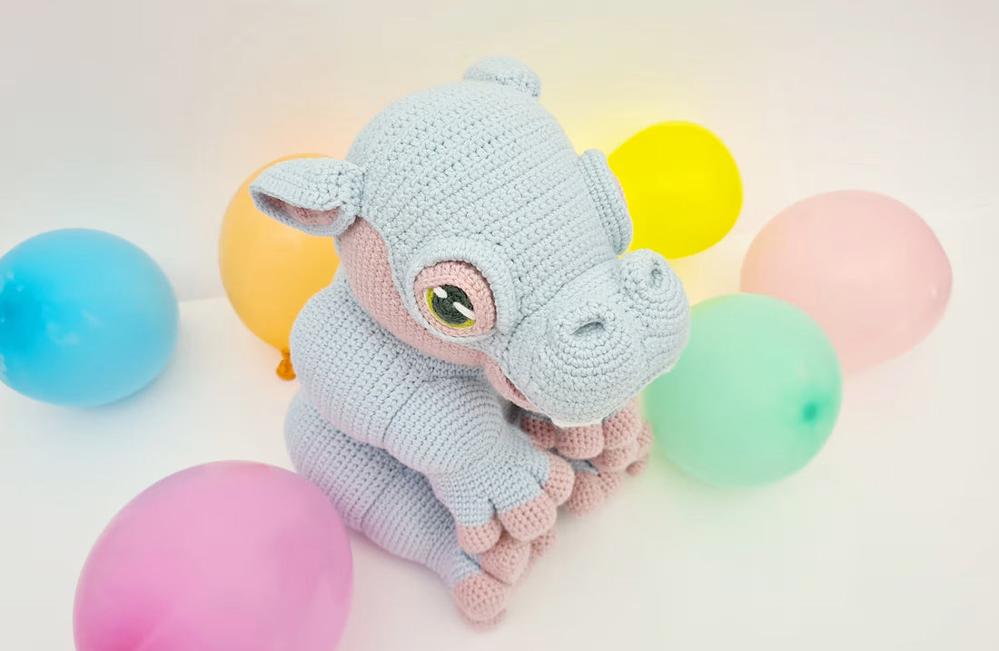 Helium the Hippo | amigurumi pattern