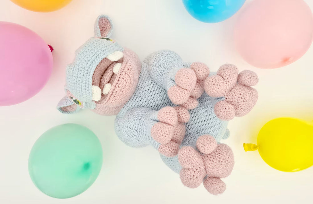 Helium the Hippo | amigurumi pattern