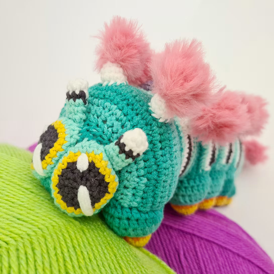 Calliope the Caterpillar | no-sew amigurumi pattern