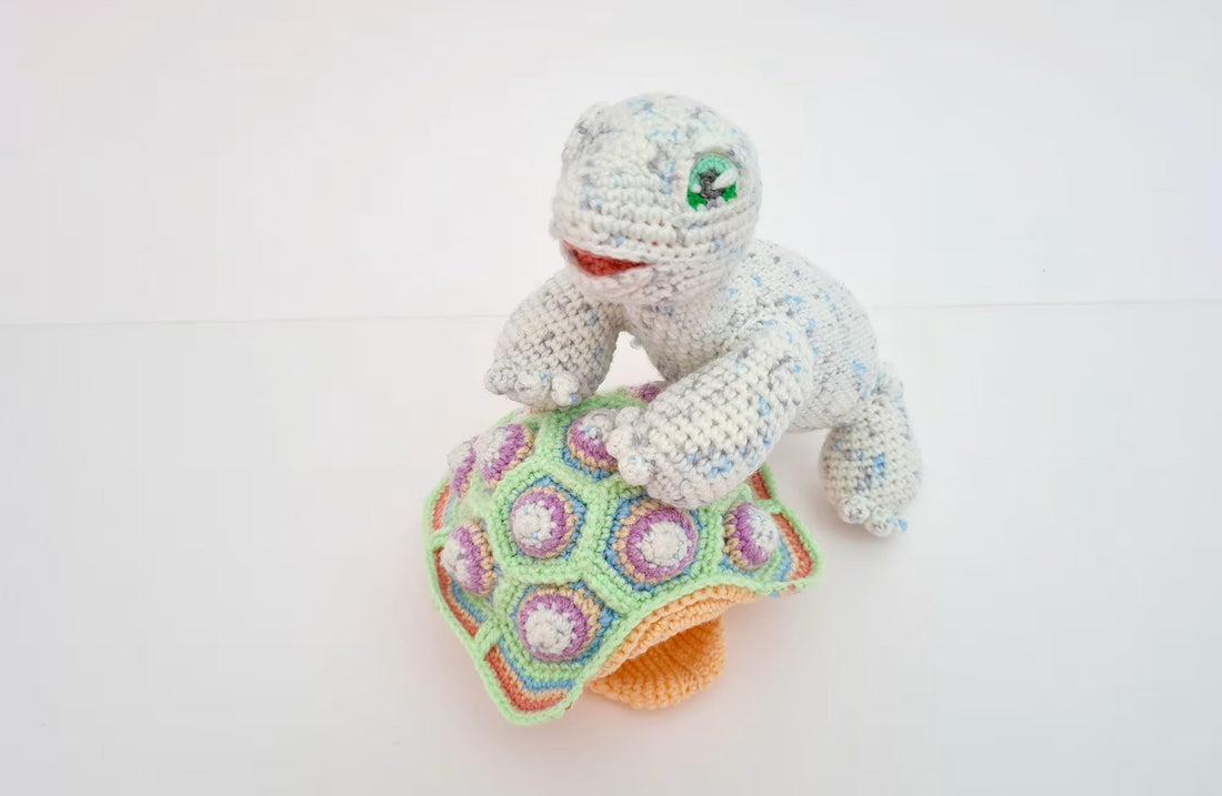 Astro the Tortoise | life-sized amigurumi pattern