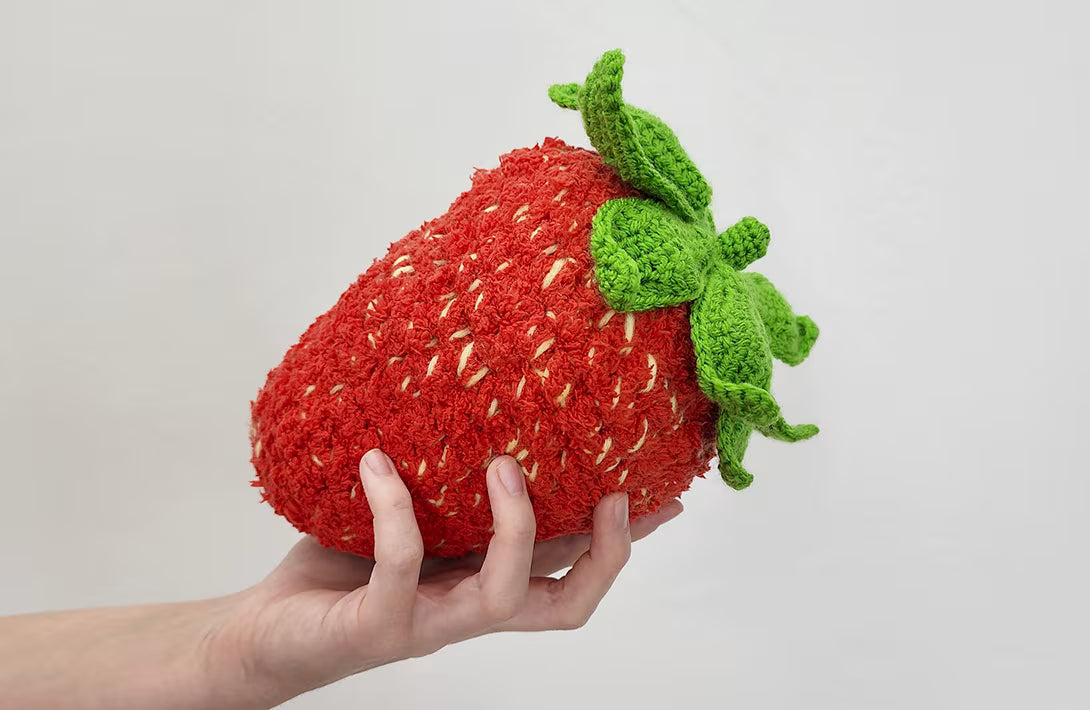 Twinkle the Strawberry Jerboa | reversible amigurumi pattern