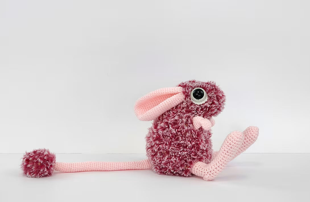 Twinkle the Strawberry Jerboa | reversible amigurumi pattern