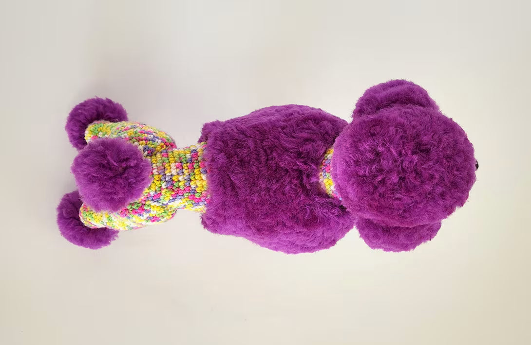 Sequin the Poodle | amigurumi dog pattern with fur
