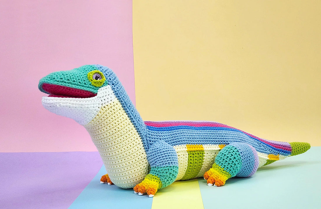 Beam the Rainbow Monitor | amigurumi pattern