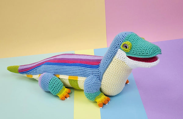 Beam the Rainbow Monitor | amigurumi pattern