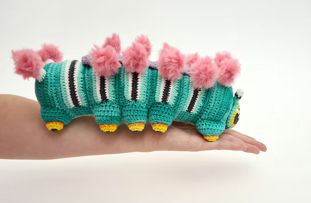 Calliope the Caterpillar | no-sew amigurumi pattern