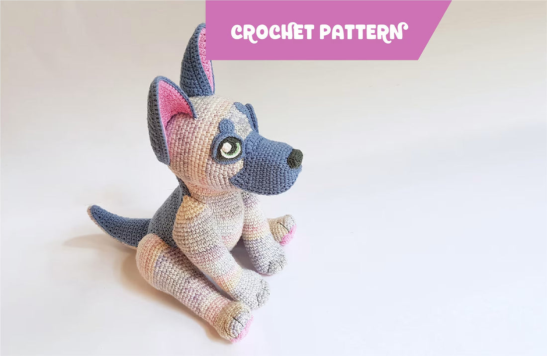 Buzz the German Shepherd | amigurumi puppy pattern