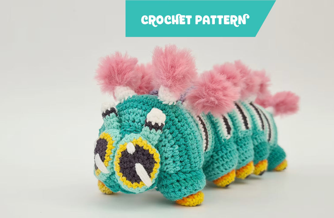 Calliope the Caterpillar | no-sew amigurumi pattern