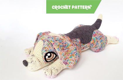 Rocket the Beagle | life-sized amigurumi pattern