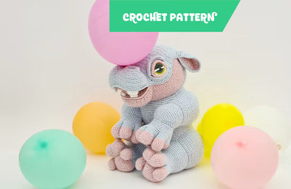 Helium the Hippo | amigurumi pattern