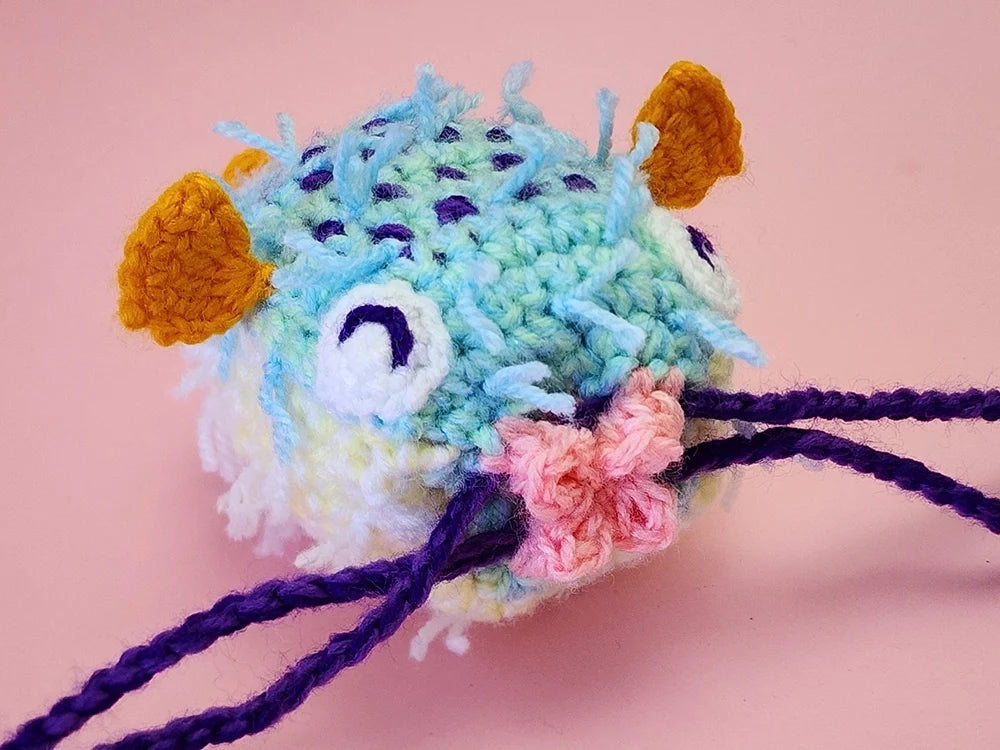 Pufferfish Purse | amigurumi mini-bag pattern
