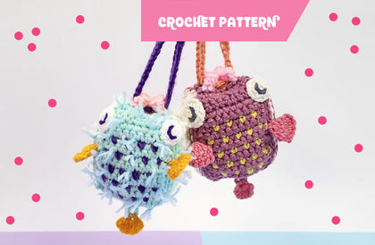 Pufferfish Purse | amigurumi mini-bag pattern