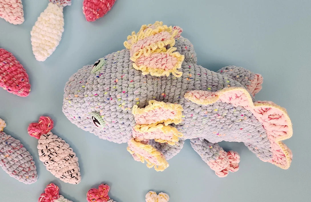 Gumdrop & Juju (Underwater Tails) | reversible amigurumi – with Hobbii