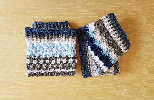 STITCH-SAMPLER LEGWARMERS | FREE CROCHET PATTERN