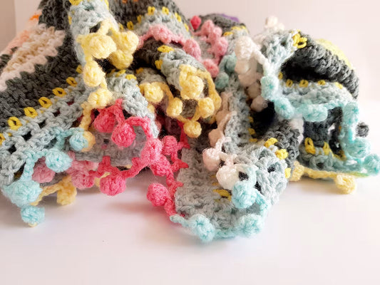 FRANKENYARN BLANKET PART 4 | FREE CROCHET PATTERN