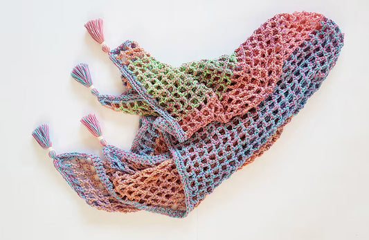 MERMAID NET – RELAXING WEEKEND AFGHAN | FREE CROCHET PATTERN