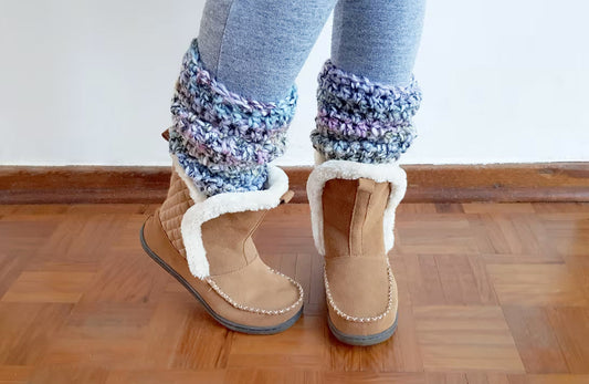 TWO-HOUR LEGWARMERS | FREE CROCHET PATTERN, NOVICE LEVEL