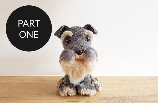 AMIGURUMI SCHNAUZER DOG WITH FUR | FREE CROCHET PATTERN