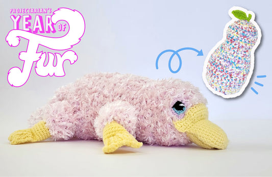 DIPPER THE PLATYPUS PEAR | REVERSIBLE AMIGURUMI