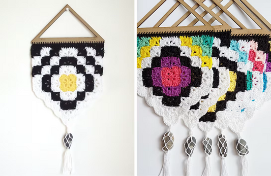TRIBAL WALL HANGING | FREE CROCHET PATTERN