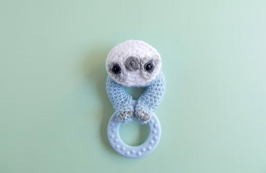 CROCHET AROUND ANY TEETHING RING | FREE CROCHET PATTERN
