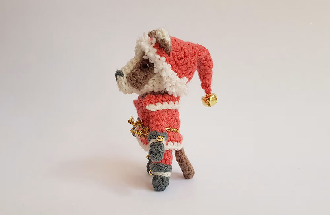 Tiny Christmas Dinner Party | mini amigurumi pattern