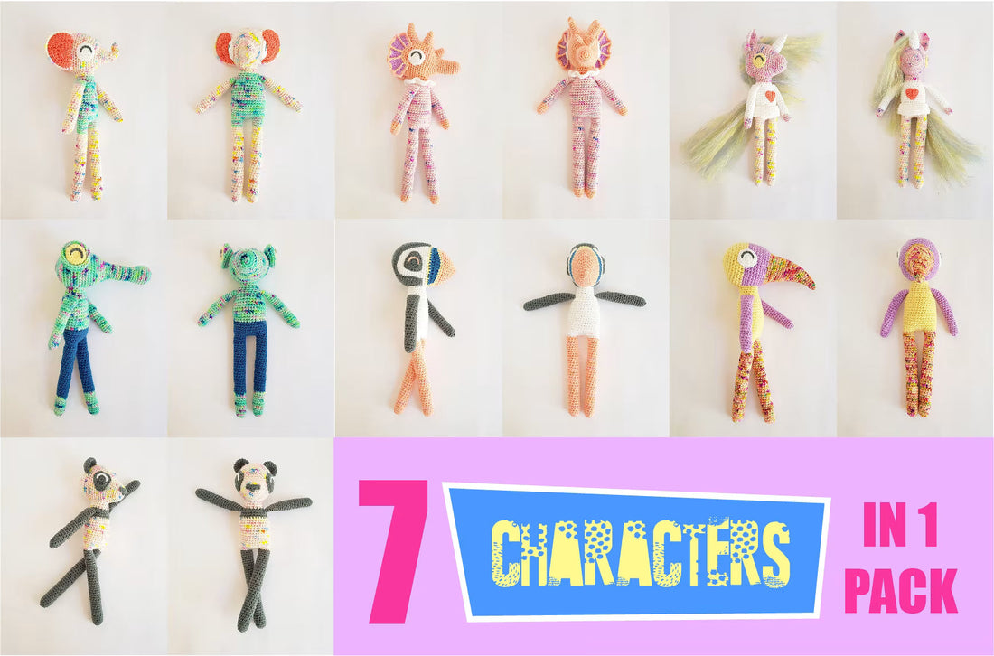 CritterDollies and CritterRattles | easy amigurumi pattern