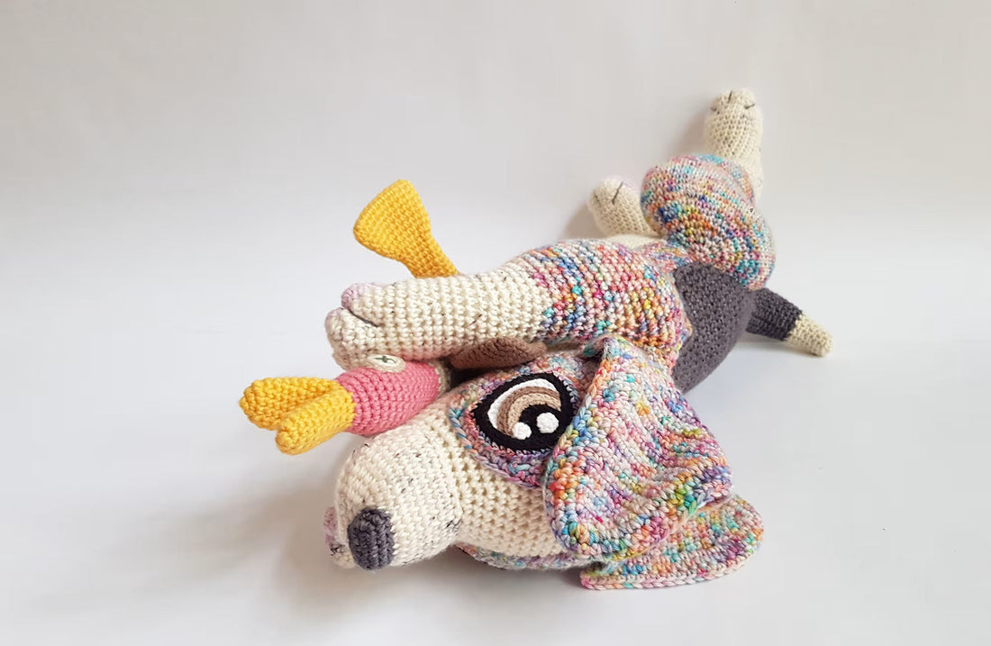 Rocket the Beagle | life-sized amigurumi pattern
