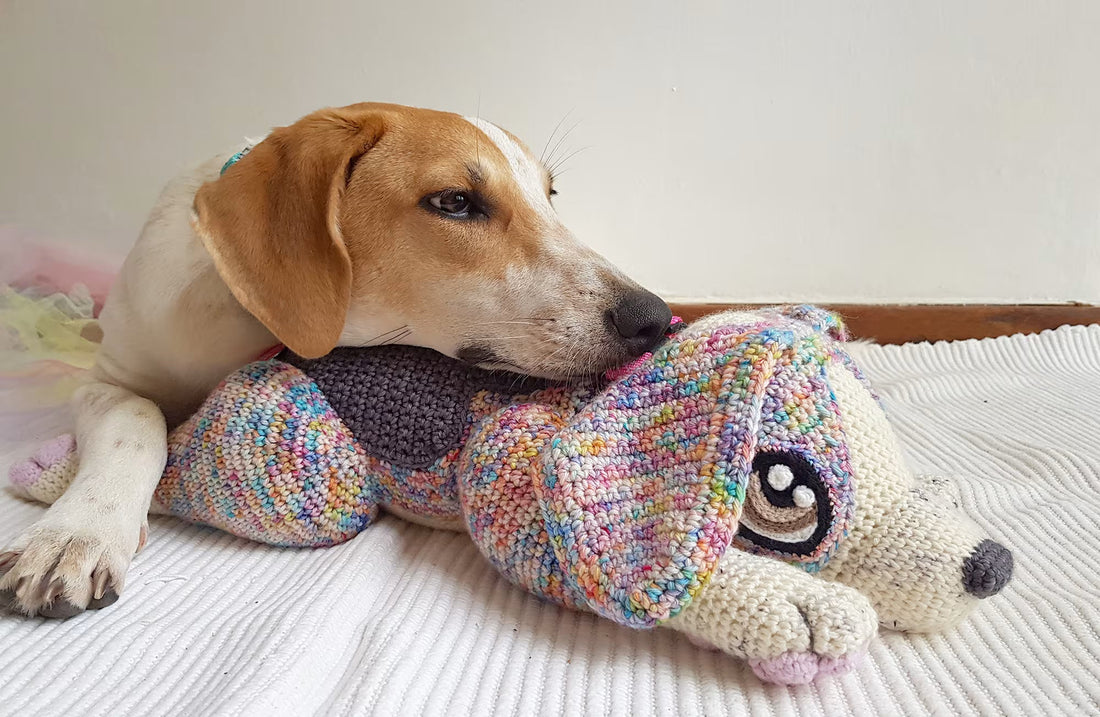 Rocket the Beagle | life-sized amigurumi pattern