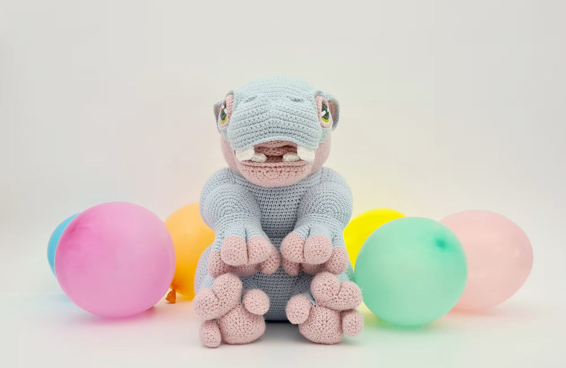 Helium the Hippo | amigurumi pattern