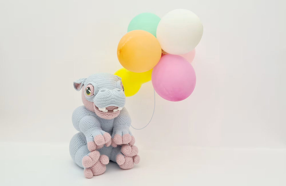 Helium the Hippo | amigurumi pattern