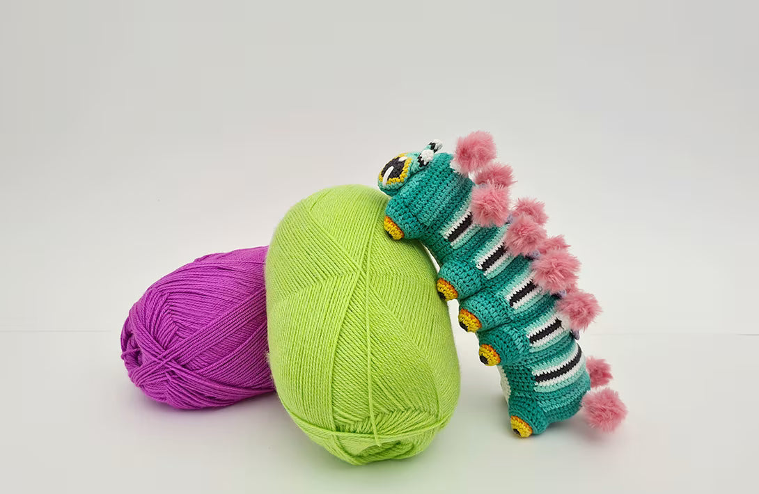 Calliope the Caterpillar | no-sew amigurumi pattern