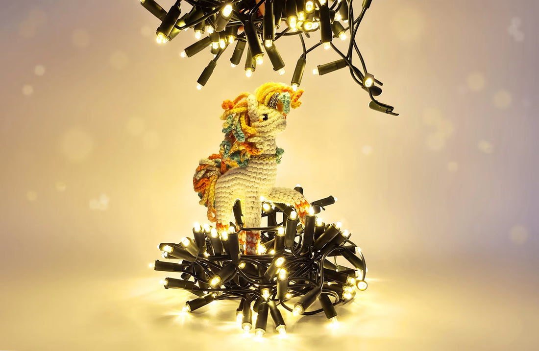 Candycane the Christmas Unicorn | small amigurumi pattern
