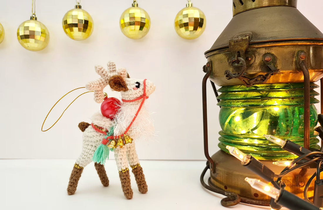 Truffles the Christmas Reindeer | small amigurumi pattern