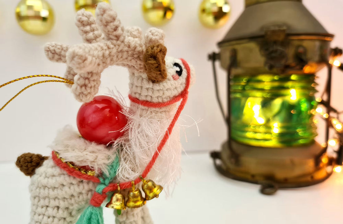 Truffles the Christmas Reindeer | small amigurumi pattern