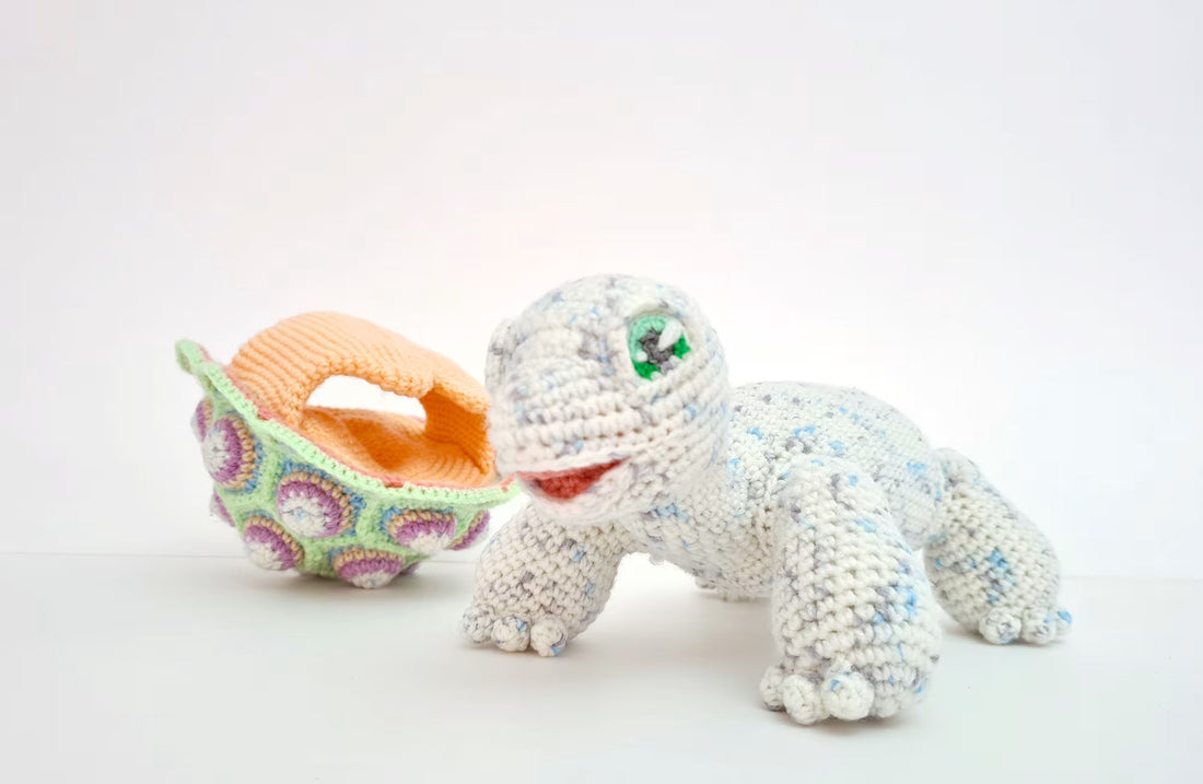 Astro the Tortoise | life-sized amigurumi pattern