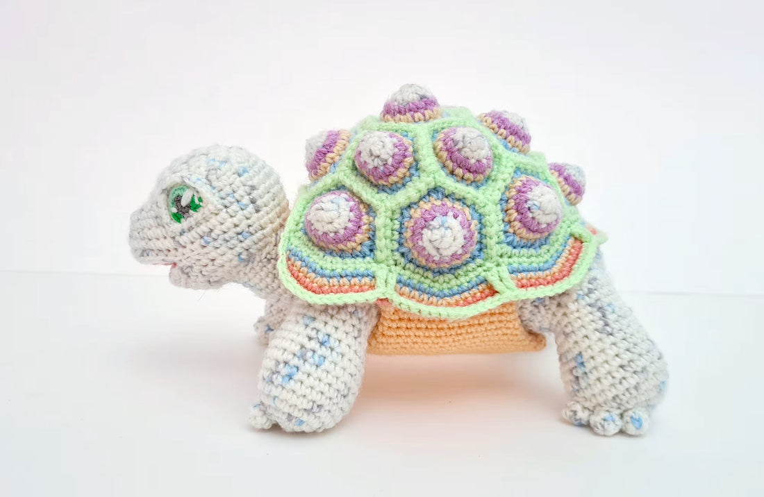 Astro the Tortoise | life-sized amigurumi pattern