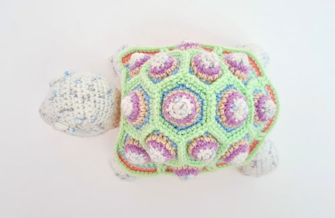 Astro the Tortoise | life-sized amigurumi pattern