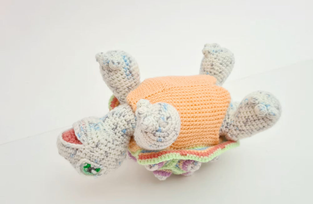 Astro the Tortoise | life-sized amigurumi pattern