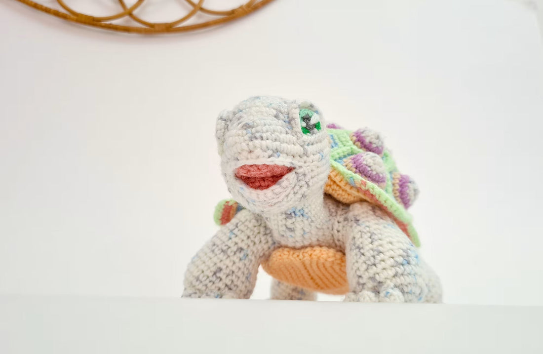 Astro the Tortoise | life-sized amigurumi pattern