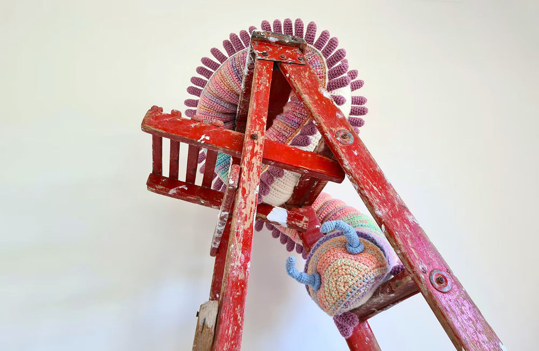 Shuttle the Shongololo | no-sew amigurumi pattern