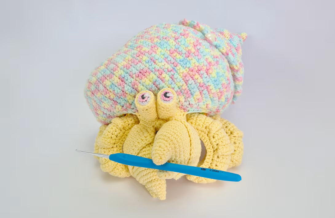 Neptune the Pineapple Crab | reversible amigurumi pattern