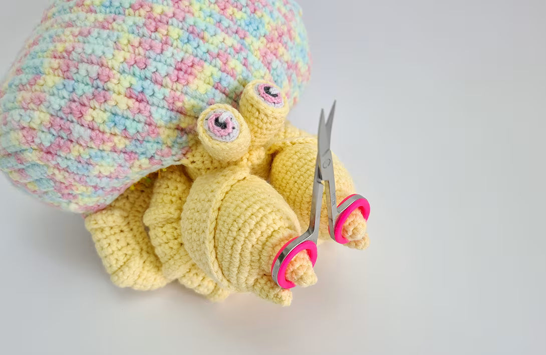 Neptune the Pineapple Crab | reversible amigurumi pattern