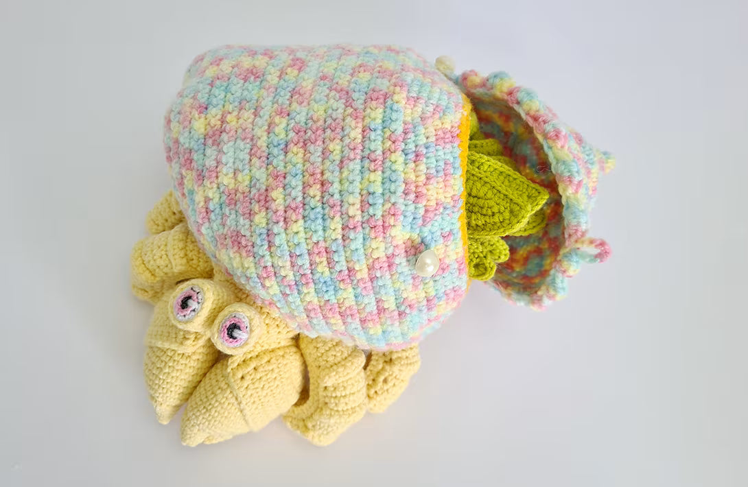Neptune the Pineapple Crab | reversible amigurumi pattern