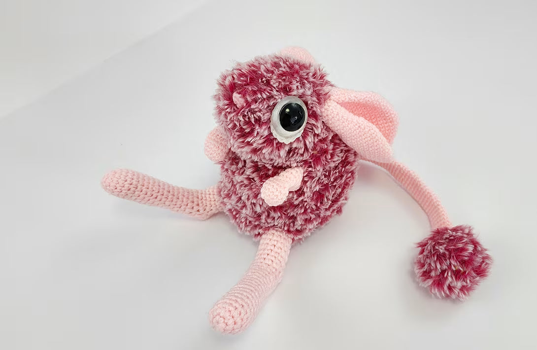 Twinkle the Strawberry Jerboa | reversible amigurumi pattern