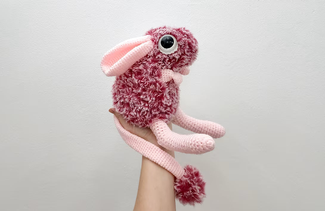 Twinkle the Strawberry Jerboa | reversible amigurumi pattern
