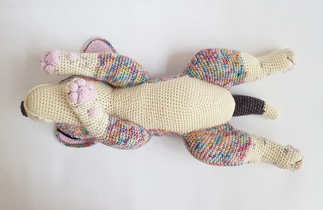 Rocket the Beagle | life-sized amigurumi pattern