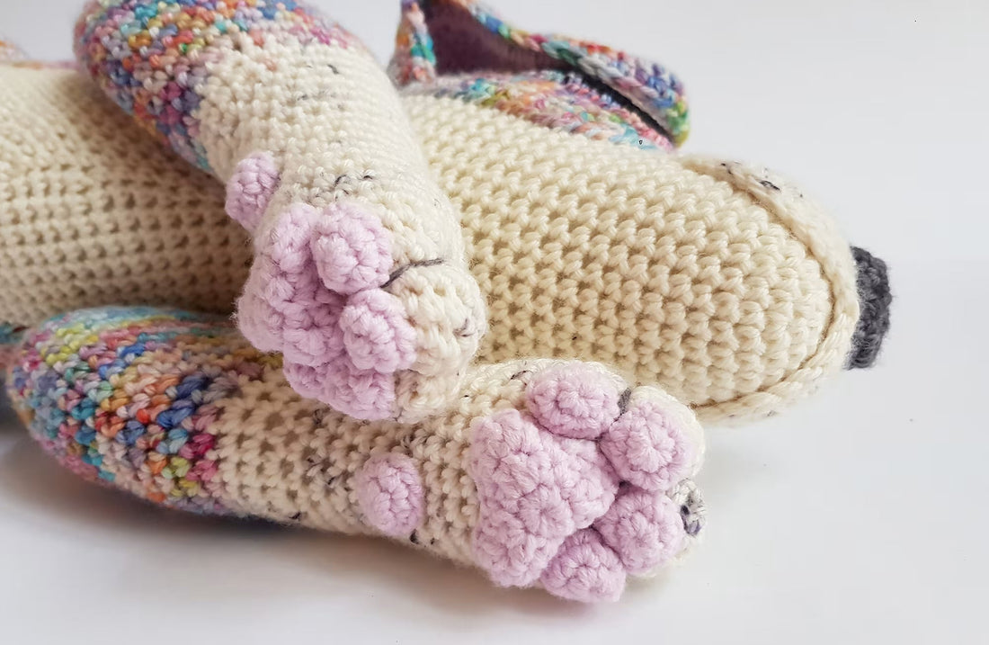 Rocket the Beagle | life-sized amigurumi pattern