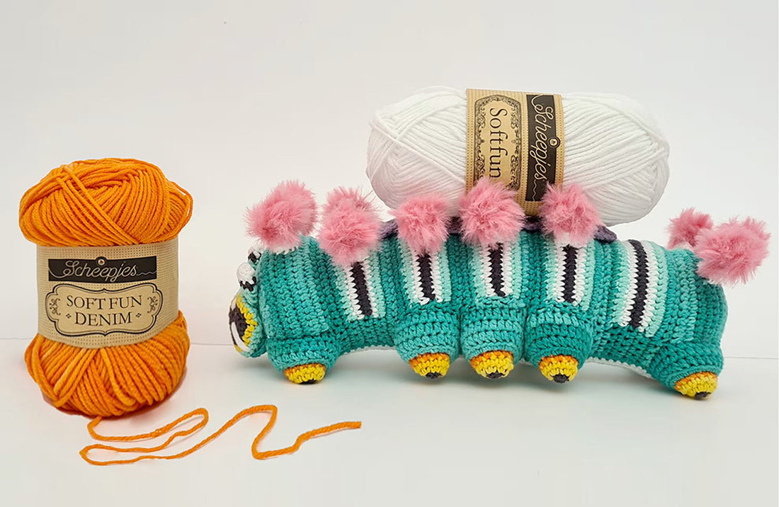 Calliope the Caterpillar | no-sew amigurumi pattern